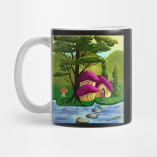 Mushroom House Mug